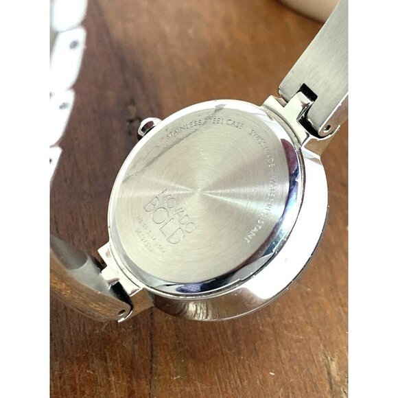 Movado Women\'s Watch 3600925 Bold Swiss Quartz Silver Steel Bangle 28mm CHIPPED main image 12
